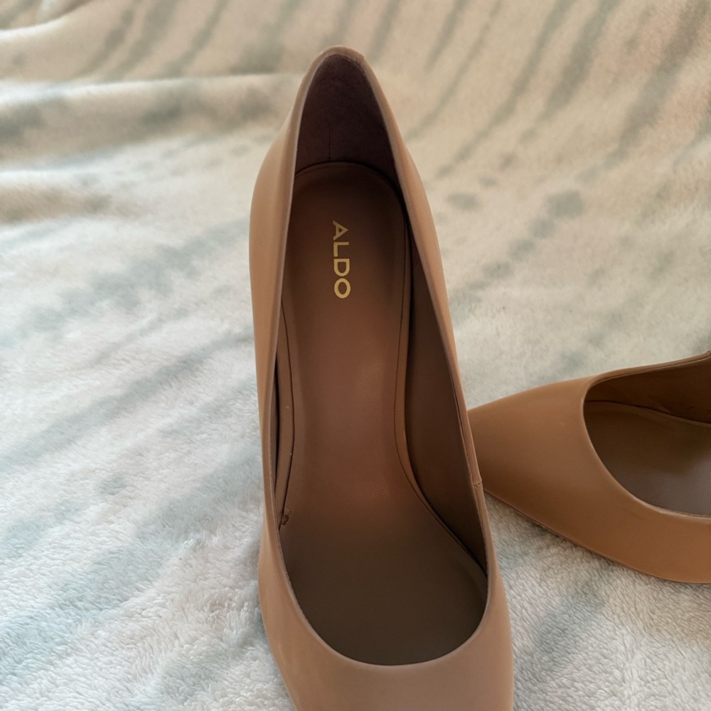 Aldo Beige Stiletto Heels - Picture 2 of 2